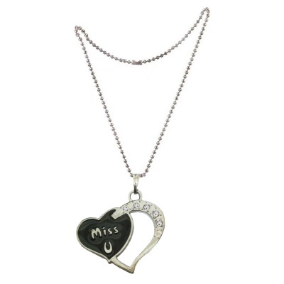 Valentines Special Miss U Pendant by Menjewell 